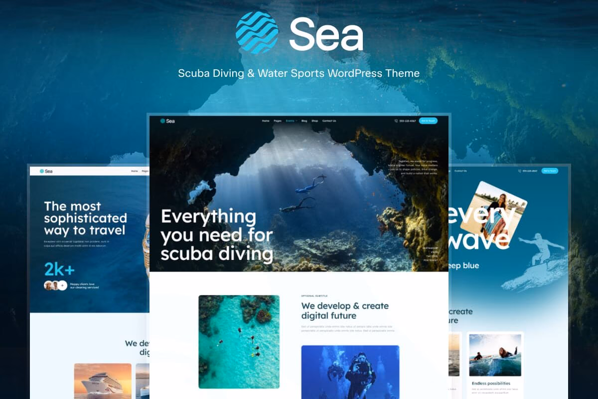 11 Best Surfing & Water Sports WordPress Themes 2026